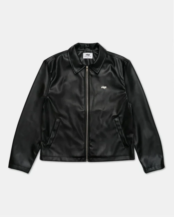 Essential Leather Jacket - Black