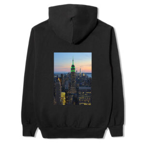 Essentials New York City Night Photo Pullover Hoodie