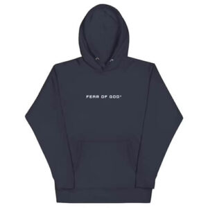 Fashion Fear of God Essentials Navy Hoodie