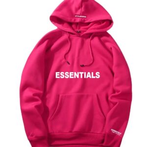 Fear Of God Essential Pink Hoodie