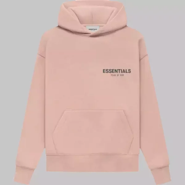 Pink Essential Basic Hoodie